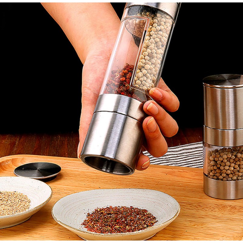 Acrylic Salt Pepper Mill Grinder Manual Pepper Grinder Salt Spices