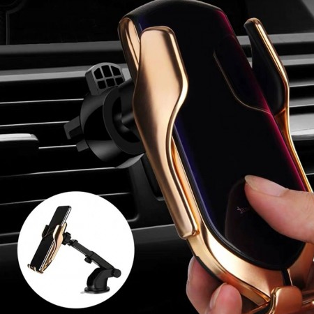 Meidong Wireless Car Charger,10W Qi Fast Charging Auto-Clamping Car Mount Air Vent Phone Holder Compatible with iPhone11/11Pro/11ProMax/XSMax/XS/XR/X/8/8+,Samsung S10/S9/S8/Note10/Note9,LG,Google Pixel