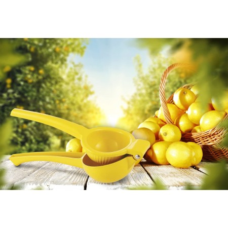Meidong Premium Quality Metal Lemon Squeezer, Citrus Juicer, Manual Press for Extracting the Most Juice Possible