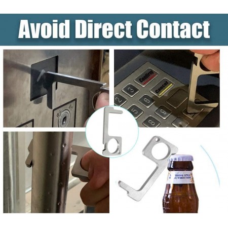 Meidong Handheld Non-Contact Door Opener & Stylus Keychain Tool