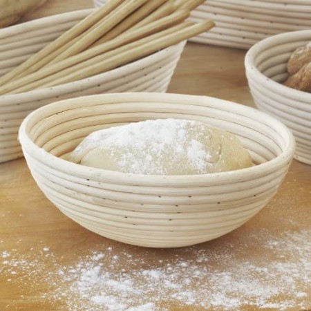 Meidong Bread Proofing Basket 10" Round Bread Proving Baskets Set Rising Dough Baking Bowl Gifts for Artisan Bread Making Starter Homemade (10" Round)