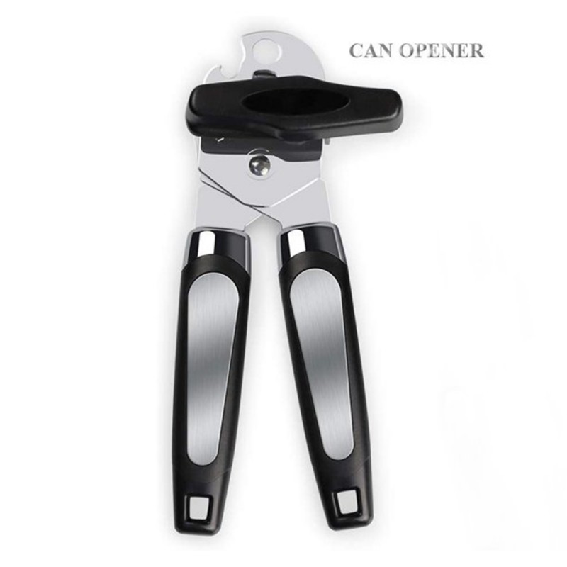 Meidong Can Opener, 3-In-1 Can Opener Manual Smooth Edge, Bottle