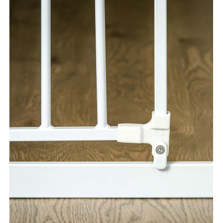 Meidong 38.5" extra wide aisle baby door, including 6" extension kit, 4 pack pressure mounting kit, 4 pack wall cups and mounting kit
