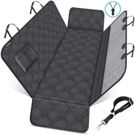 Meidong Dog Back Seat Cover Protector Waterproof Scratchproof Nonslip Hammock for Dogs Backseat Protection Against Dirt and Pet Fur Durable Pets Seat Covers for Cars & SUVs