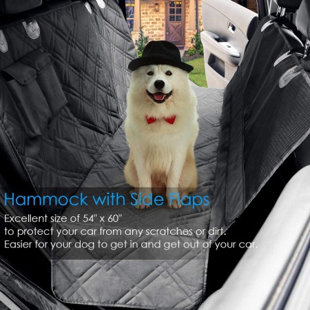 Meidong Dog Back Seat Cover Protector Waterproof Scratchproof Nonslip Hammock for Dogs Backseat Protection Against Dirt and Pet Fur Durable Pets Seat Covers for Cars & SUVs