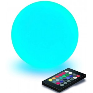 Meidong Pond Decor, 6-inch Light Ball Outdoor 16 RGB Colors Changing LED Floating Pool Lights with Remote Control, Perfect for Pool, Deck, Lawn, and Patio Decor