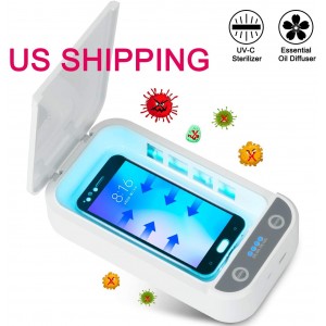 Meidong UV Cellphone Sterilizer Multi-Function Cleaner Portable for iPhone Android Devices Makeup Tools Jewelry Watches Toothbrush