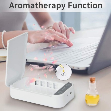 Meidong UV Cellphone Sterilizer Multi-Function Cleaner Portable for iPhone Android Devices Makeup Tools Jewelry Watches Toothbrush