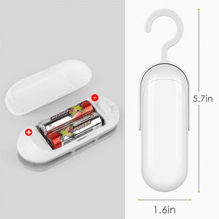 Meidong Mini Bag Sealer, Handheld Heat Vacuum Sealers, Bag Sealer Heat Seal, 2 in 1 Heat Sealer and Cutter Handheld Portable Bag Resealer Sealer for Bags Sealer