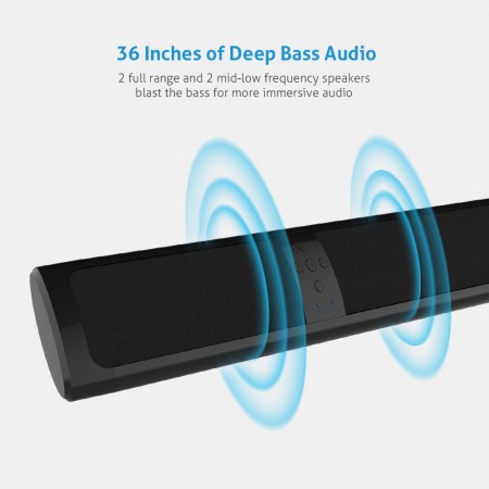 Sound Bars for TV Soundbar 36 Inch 