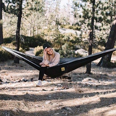 Meidong Hammock Camping Double & Single with Tree Straps - USA Based Hammocks Brand Gear, Indoor Outdoor Backpacking Survival & Travel, Portable