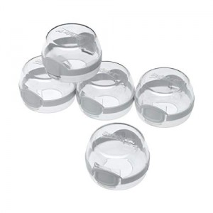 Meidong Child Proof Clear View Stove Knob Covers (Set of 5)