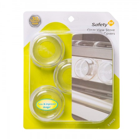 Meidong Child Proof Clear View Stove Knob Covers (Set of 5)