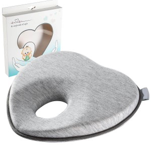 Meidong Baby Head Shaping Pillow, Baby Flat Head Pillow for Newborns, Baby Pillows for Newborn Sleeping, Made with Breathable Cotton, Ergonomic Design, Environmental Protection