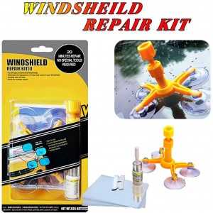 Meidong Car Windshield Repair Kit - Windshield Chip Repair Kit with Windshield Repair Resin for Fix Auto Glass Windshield Crack Chip Scratch