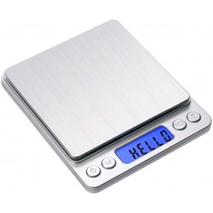 Meidong Gram Scale Digital Kitchen Scale Mini Size Food Scale 500g 0.01g High Precision Jewelry Weight Scale with Platform LCD Display Tare and Pcs Features
