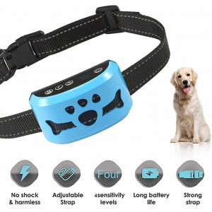 Meidong Dog Bark Collar - Stop Dogs Barking Fast! Safe Anti Barking Devices Training Control Collars, Small, Medium and Large Pets Deterrent