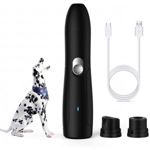 Meidong Dog-Nail-Grinder, Electric-Rechargeable-Pet-Nail-Grinder, Painless-Paws-Grooming-File, Dog-Nail-Clippers, Nail-Trimmer-for-Small-Medium-Large-Dogs-Cats (Model 1)