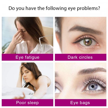 Meidong Steam Eye Mask for Dry Eyes Dark Circles Puffy Eyes Heated Eye Mask for SPA Eye Health Sleeping 5 Pcs (Lavender)