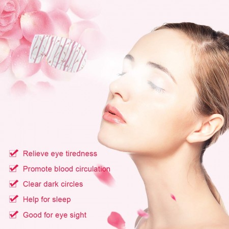 Meidong Steam Eye Mask for Dry Eyes Dark Circles Puffy Eyes Heated Eye Mask for SPA Eye Health Sleeping 5 Pcs (Lavender)