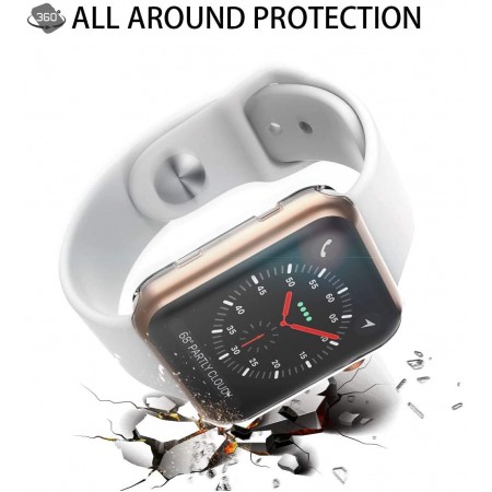 Meidong [6 Pack] Screen Protector for Apple Watch 44mm Series 4/5 - Max Coverage Bubble-Free Anti-Scratch iWatch 44mm Flexible TPU Clear Film