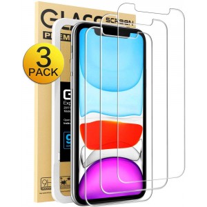 Meidong Screen Protector for iPhone 8 Plus/7 Plus/6s Plus/6 Plus-5.5 Inch 3Pack 2.5D Edge Tempered Glass 