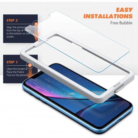 Meidong Screen Protector for iPhone 8 Plus/7 Plus/6s Plus/6 Plus-5.5 Inch 3Pack 2.5D Edge Tempered Glass 