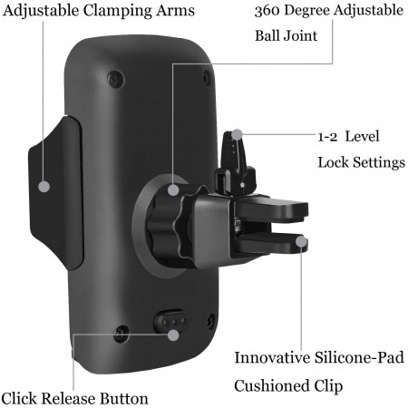 Meidong Car Phone Mount Air Vent Cell Phone Holder