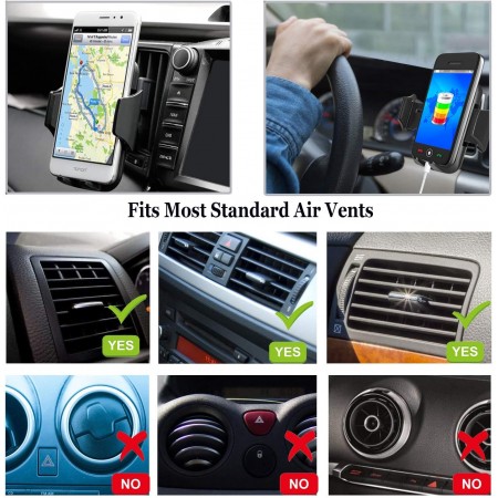 Meidong Car Phone Mount Air Vent Cell Phone Holder