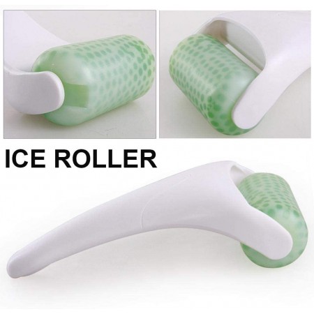 Meidong Ice Roller Skin Care Massager Products for Massage Face Body Prevent Wrinkles Puffiness Migraine Redness Relief Pain Anti-Aging (White)
