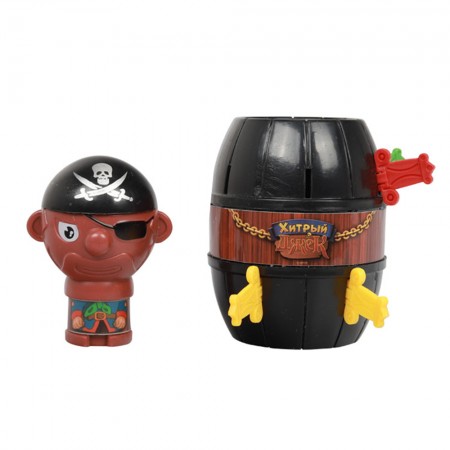 Meidong Pirate Toys Novelty Pirate Barrel Corsair Funny Bucket Pop Up Buccaneer Game Stab Daggers Test Lucky for Kids Adults at Travel Party Gathering (Black)