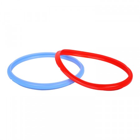 Meidong 6qt Instant Pot Sealing Ring Accessories Silicone BPA-Free Seal Lasting Fits IP-DUO60 IP-LUX60 IP-DUO50 IP-LUX50 Smart-60 IP-CSG60 IP-CSG50 (Blue+Red)