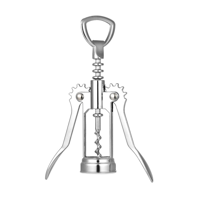 Meidong Wine Corkscrew Wing Opener Sturdy Zinc Alloy Durable Spiral Opener Corkwood Accessories Reusable Wine Bottle Stoppers Remove