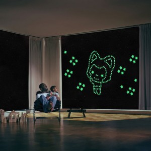 Meidong Wall Stickers Glow in The Dark Stars Moon Window Stickers Free Removable Adhesive Glowing Star Beautiful Wall Window Decals for Kids Adults Bedroom Room Ceiling (Fluorescent Green)