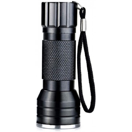 Meidong UV Flashlight Pet Urine Detector Light Handheld Flashlight Black light UV Lights 24 LED Ultraviolet Blacklight For Dog Cat Urine Dry Stains Bed Bug (Black)