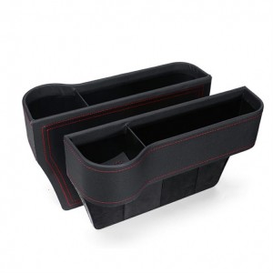 Car Organizer Front Seat Filler, Multifunctional Storage, Document Glove Coin Laptop Cellphone Wallet Cup Cards Holder, Console Side Pocket Caddy Bucket Basket