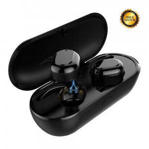 True Wireless Earbuds, Meidong Stereo Bluetooth Headphones Sweatproof Sports In Ear Earphones with Portable Charging Box and Built-in Mic for IPhone Samsung Laptop (Upgraded Version) 