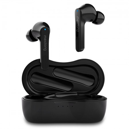 True Wireless Earbuds, Meidong Bluetooth Earbuds Headphones V5.0 KY06 in-Ear Earphones with Premium Sound and Deep Bass Smart Touch Control Built-in Mic Waterproof IPX6 Rchargable Charging Case