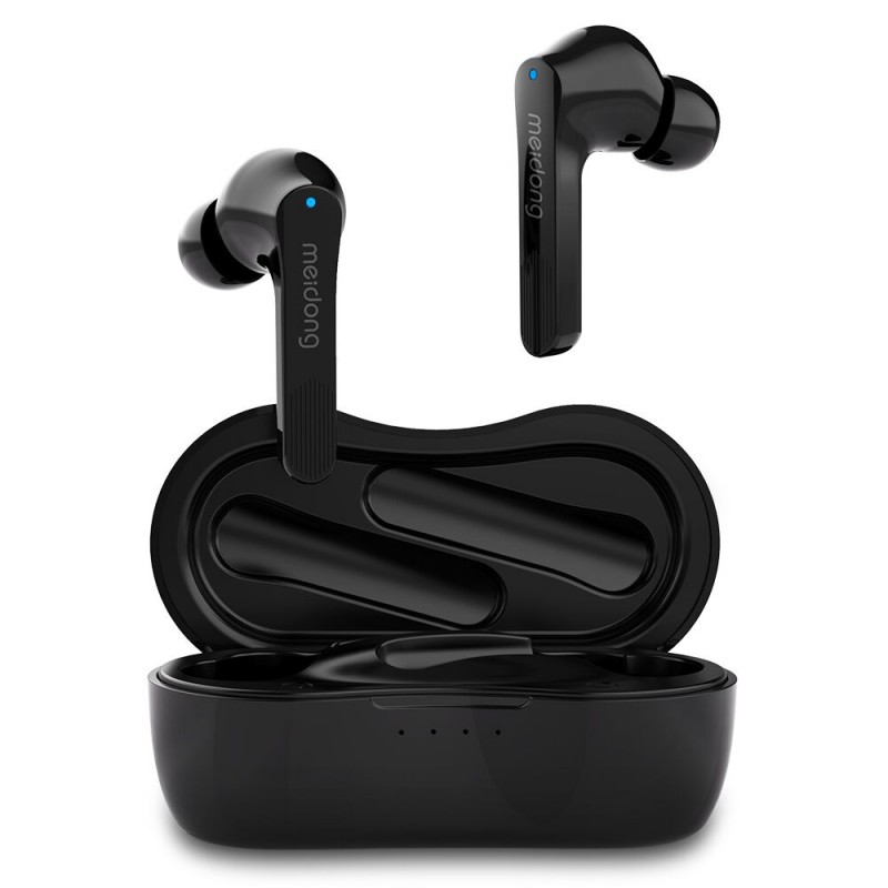 True Wireless Earbuds, Meidong Bluetooth Earbuds Headphones V5.0 KY06 in-Ear Earphones with Premium Sound and Deep Bass Smart Touch Control Built-in Mic Waterproof IPX6 Rchargable Charging Case
