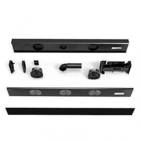 [Aktualisierung 2018] Meidong Bluetooth Soundbar Kabelgebundener und kabelloser Bluetooth-Audio-Lautsprecher Surround-Sound für TV Mit Optischem Kabel/Fernbedienung und Fernbedienung (Schwarz)