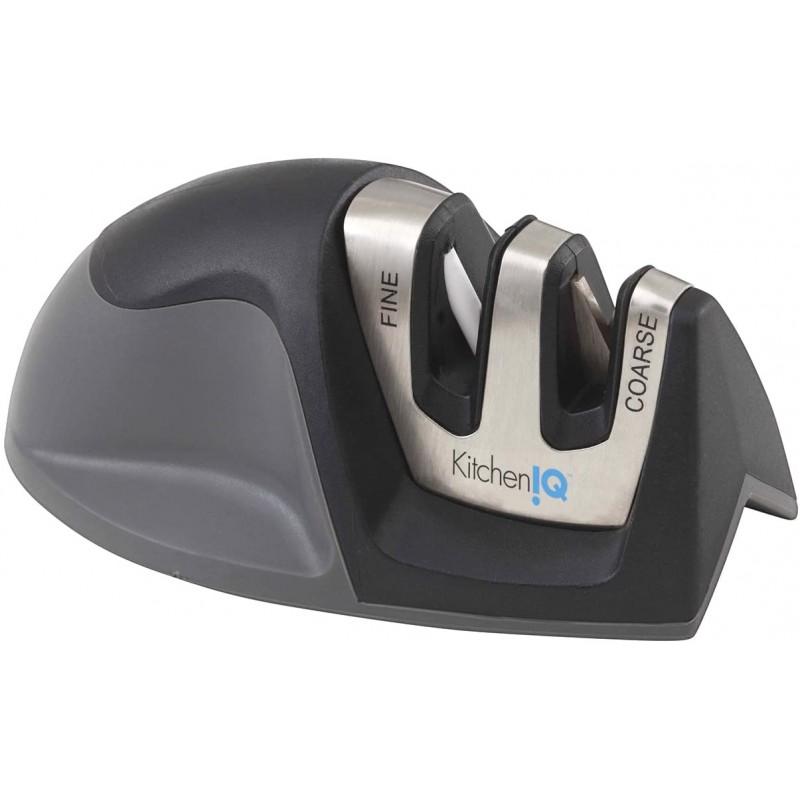 Meidong 50009 Edge Grip 2-Stage Knife Sharpener, Black